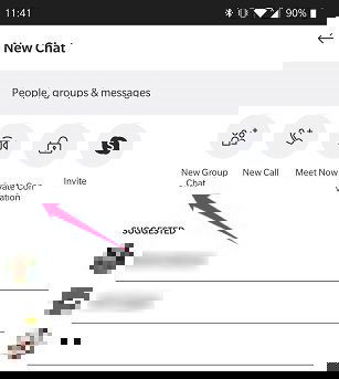 Android Skype: новая групповая переписка