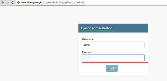 Вход в Django admin