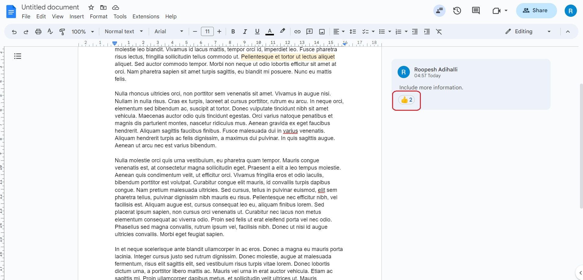 Показ реакции эмодзи с количеством ответов