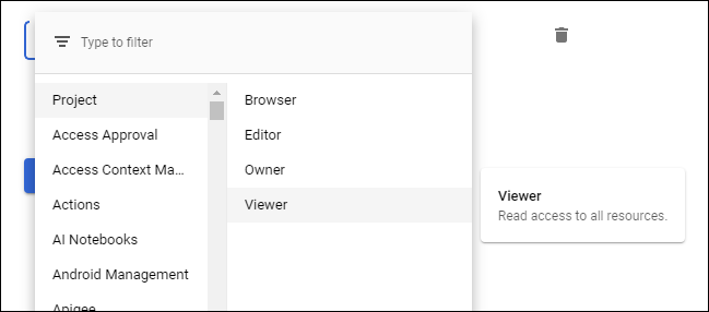 Варианты ролей и уровней доступа