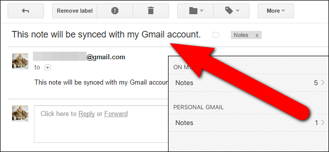 Синхронизировать заметки iOS 9 с Gmail
