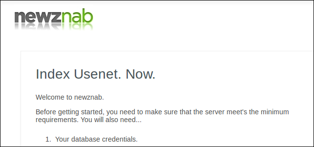 Собрать собственный индексатор Usenet