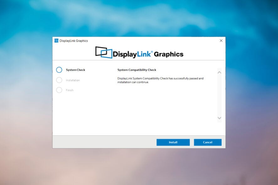 Обновить драйвер DisplayLink — Windows 10