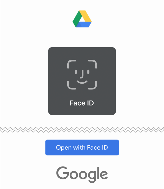 Google Drive теперь использует Face ID или Touch ID для аутентификации