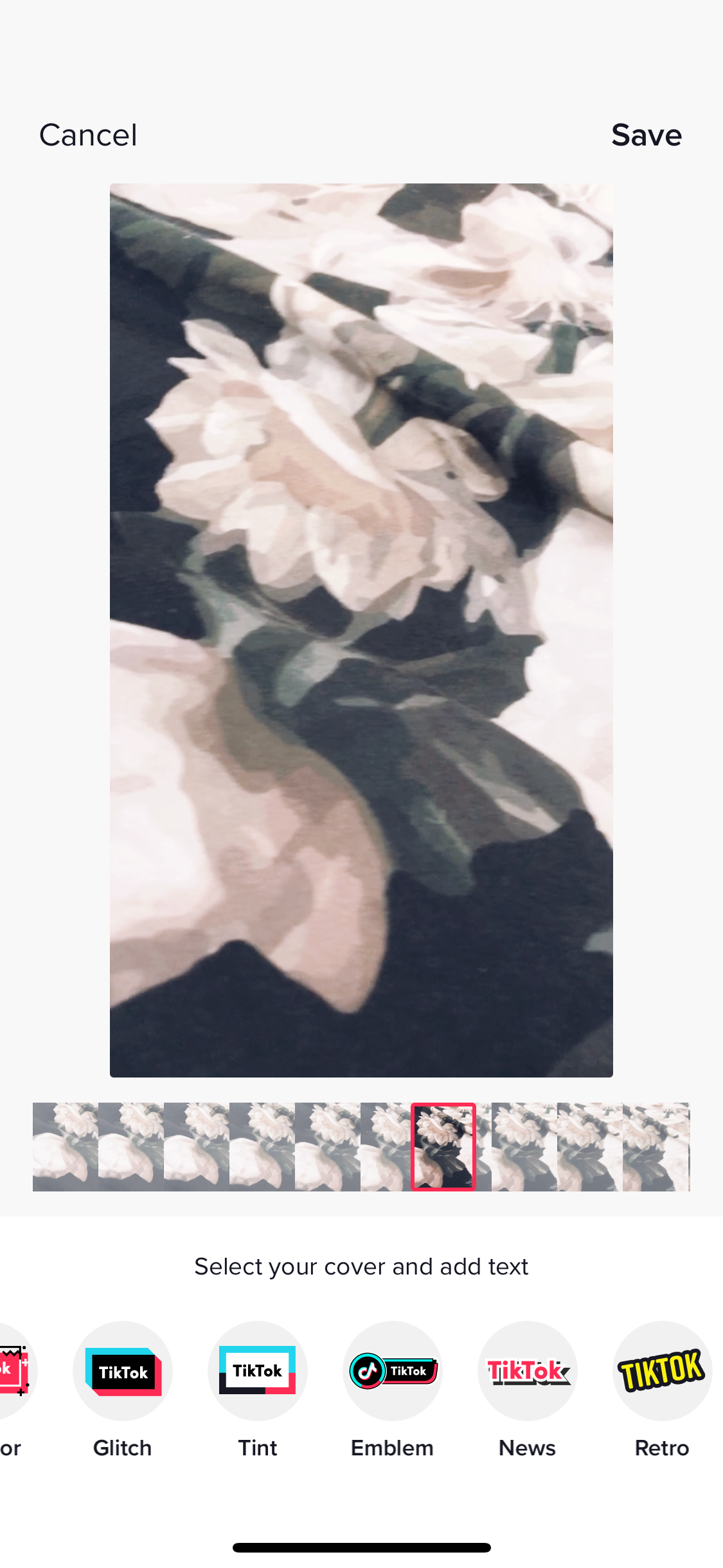 tiktok cover for videos