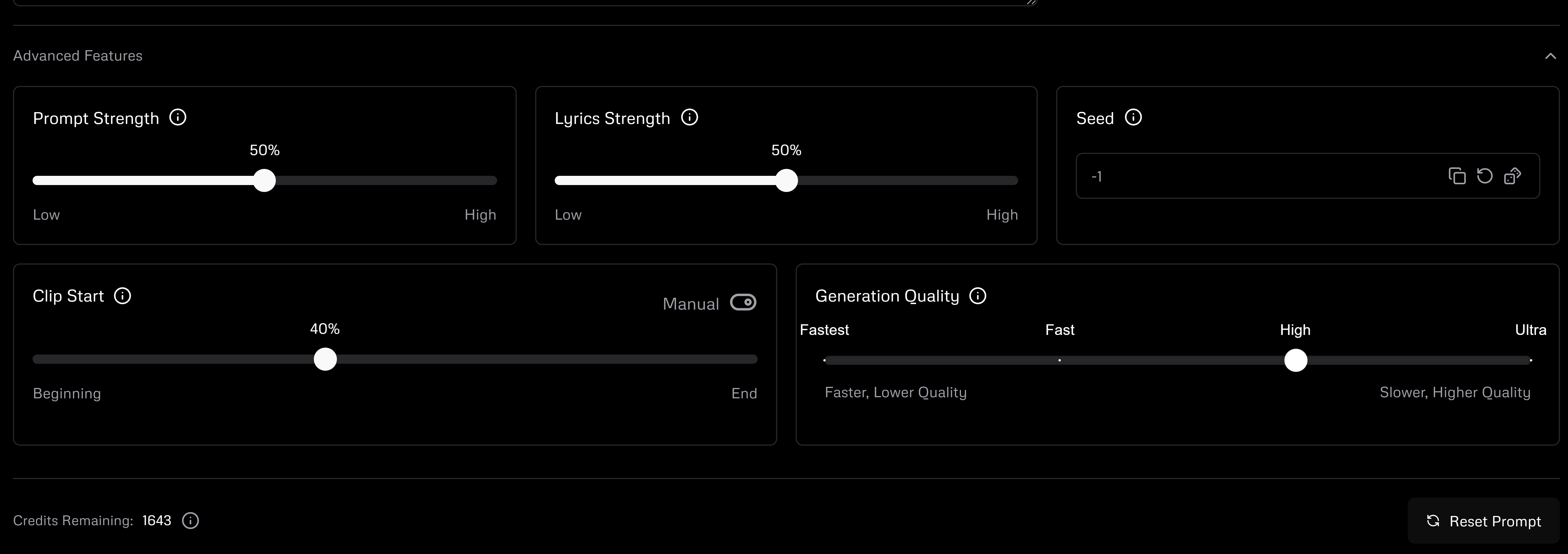 Обзор продвинутых функций Udio