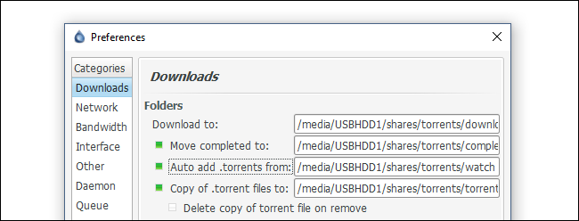 Папки загрузки на внешнем диске