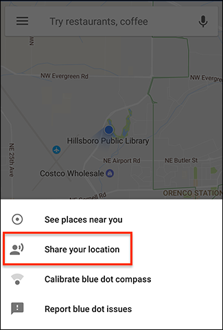google-maps-share-location