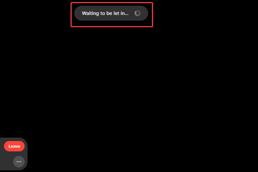 Ожидание одобрения хоста для FaceTime