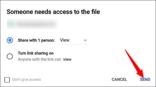 В появившемся запросе проверьте права доступа и нажмите «Отправить».