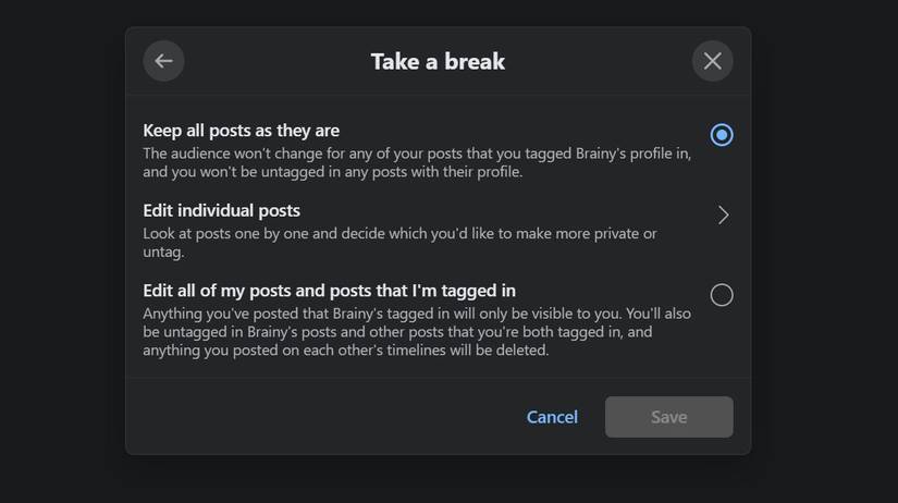 сохранить все записи без изменений