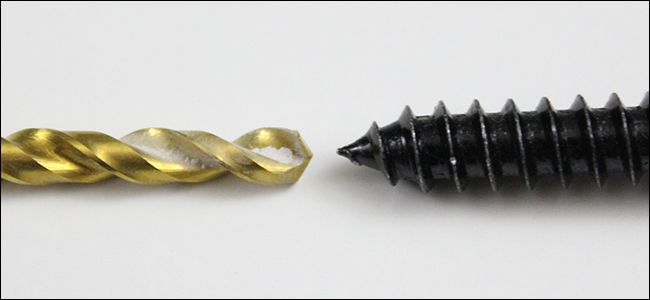 Сверление направляющих отверстий и подготовка к вкручиванию крепёжных болтов