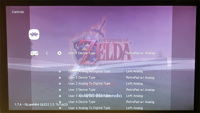 Настройка управления RetroArch на SNES Mini