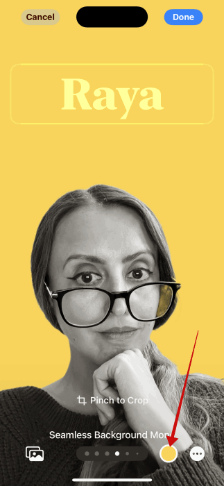 Применение фильтров и эффектов к новому постеру на iPhone