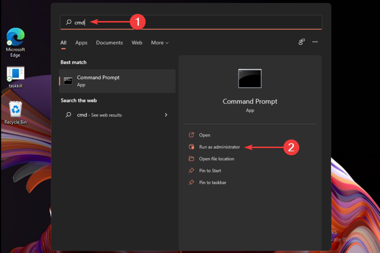 Запуск командной строки от имени администратора