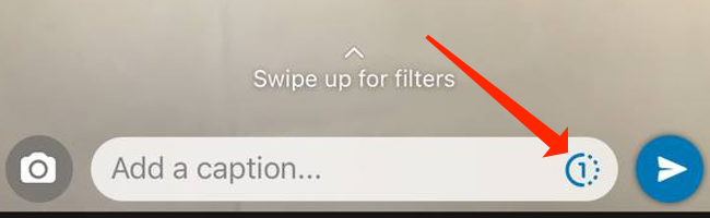 Иконка «1», обозначающая кнопку просмотра один раз на iPhone.