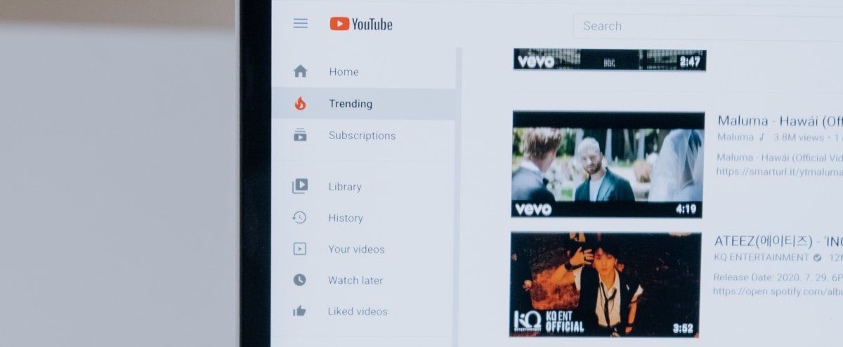 YouTube на компьютере