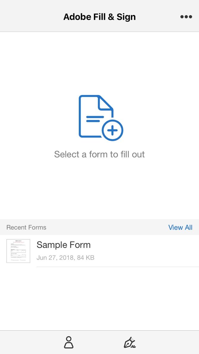 Adobe Fill and Sign Main