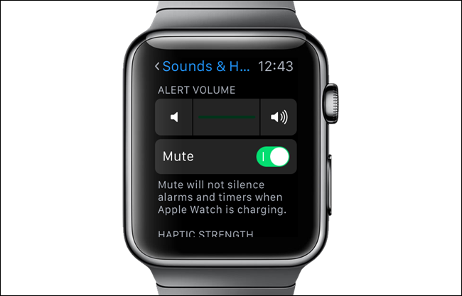 Экран с настройками громкости и тактильной отдачи