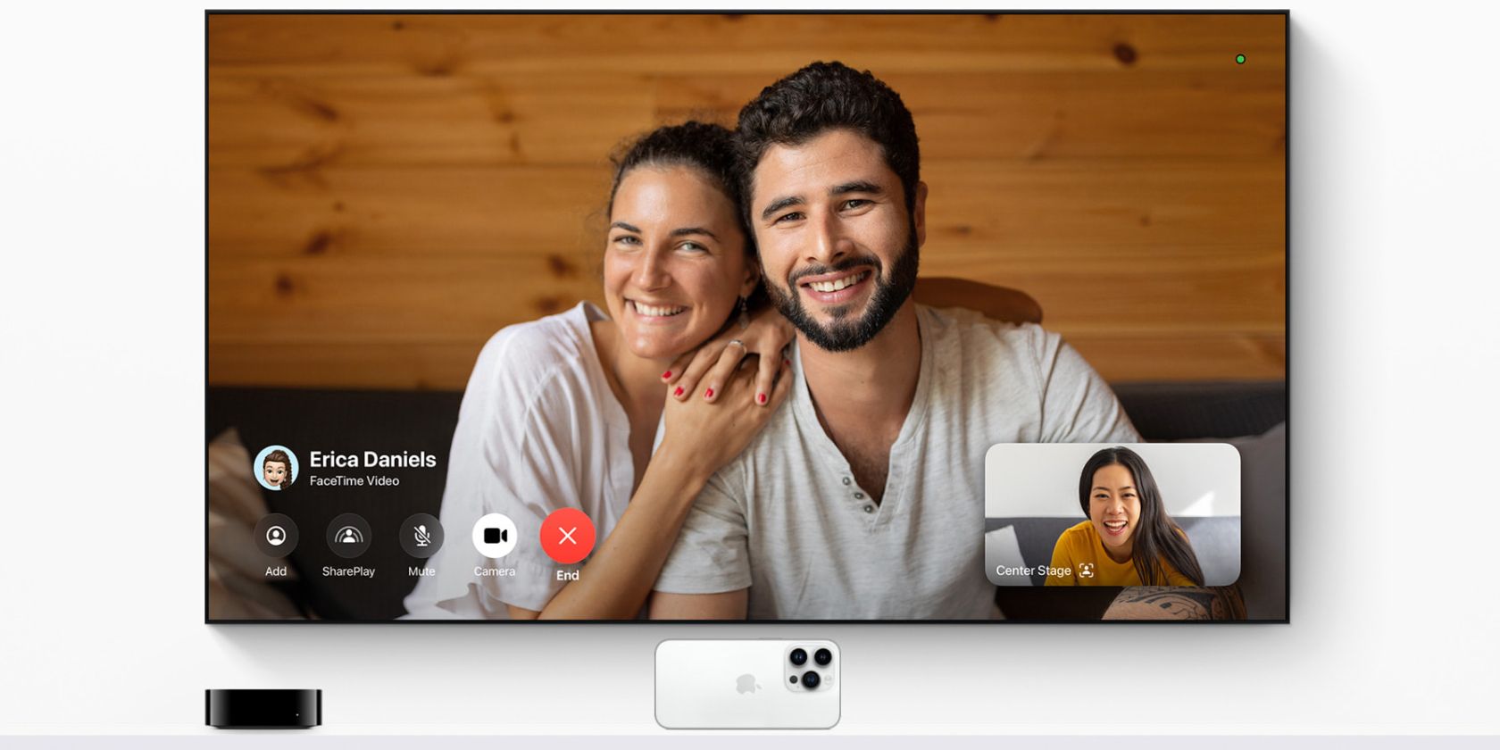 FaceTime на Apple TV через Continuity Camera