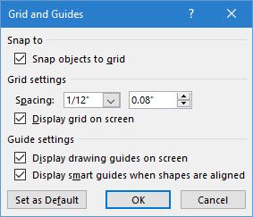 Тонкая настройка сетки и направляющих