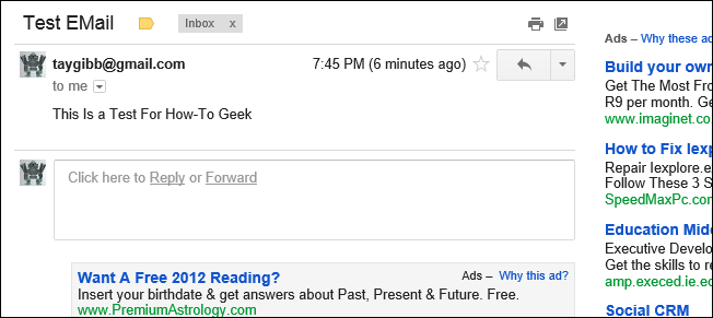 Скриншот: подтверждение отправки