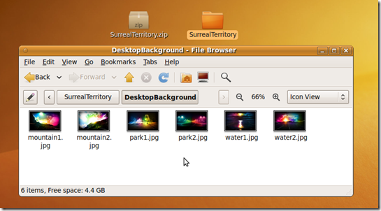 Файлы обоев, готовые к использованию на рабочем столе в Ubuntu