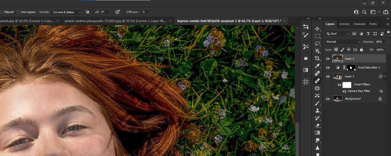 Регулировка непрозрачности для плавного эффекта