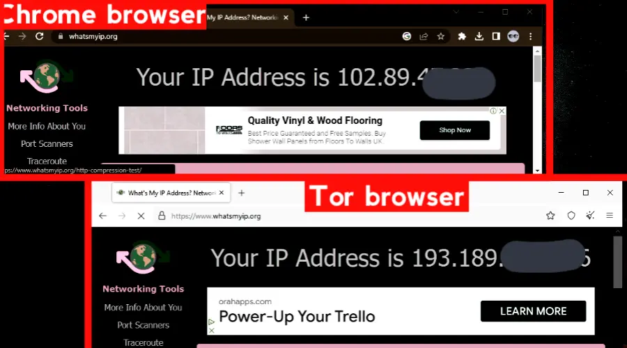 Logo o interfaccia del browser Tor