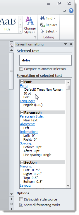 02_reveal_formatting_pane