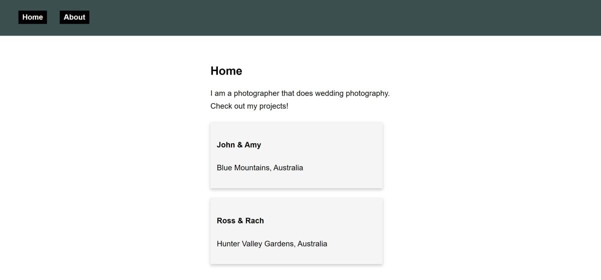 Angular: страница Home