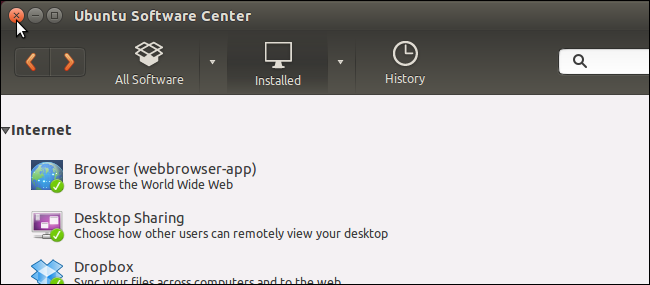 Программа добавлена в Unity Launcher