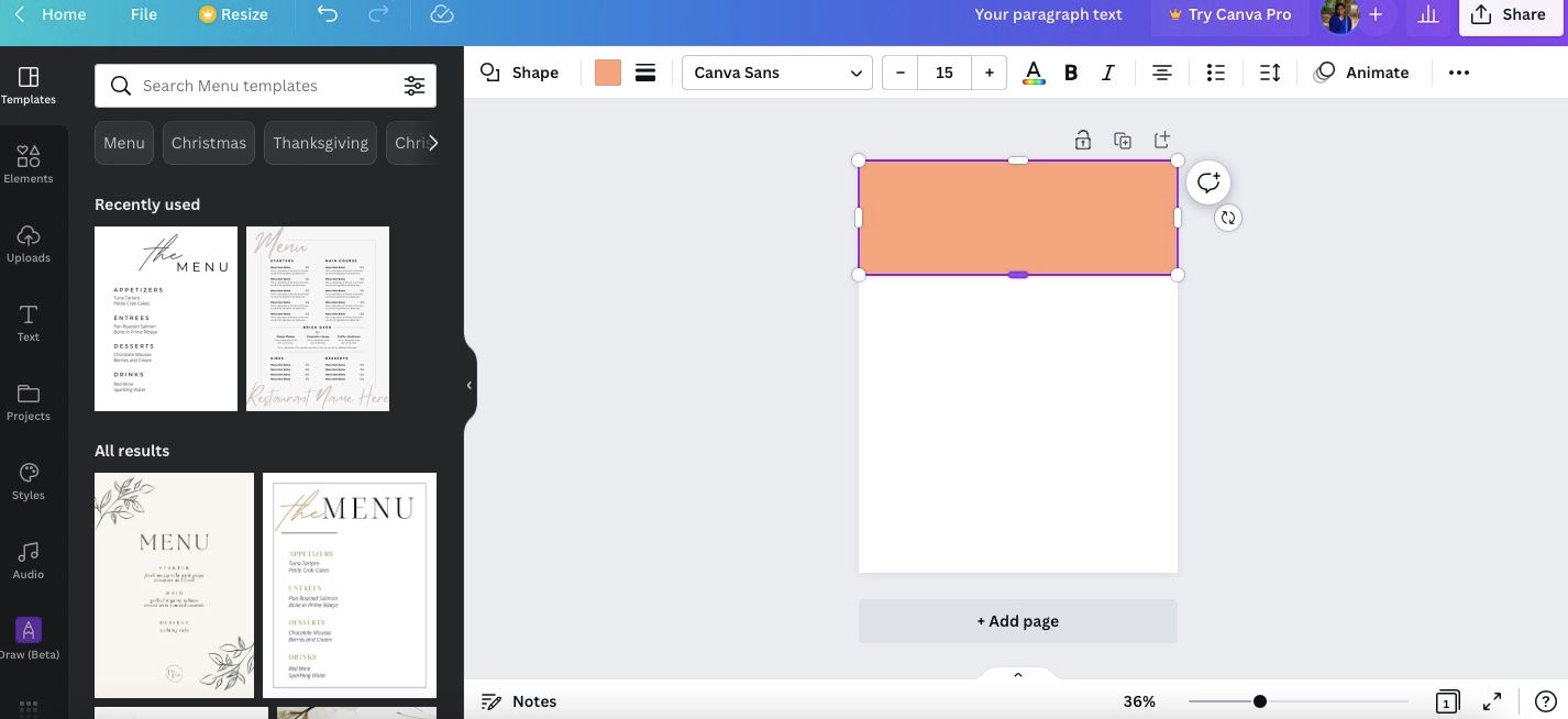 Добавление прямоугольников и рамок для макета