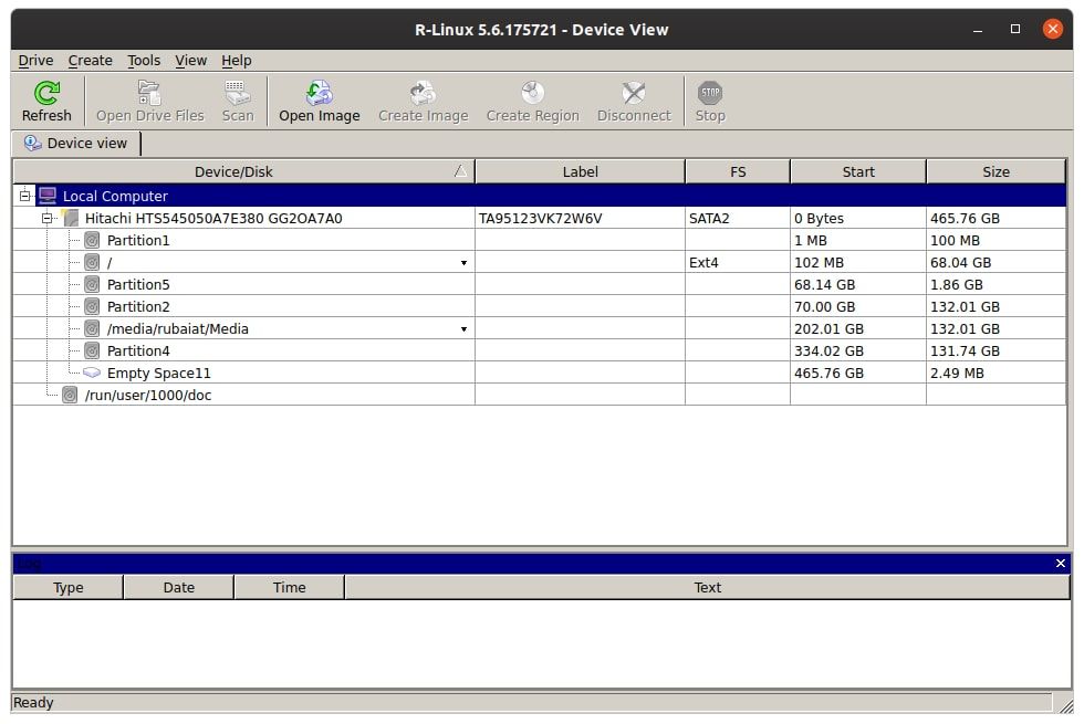 r-linux интерфейс