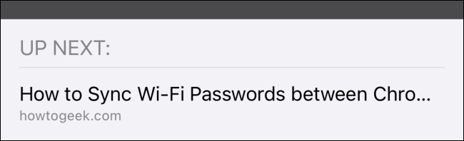 Переход к следующей сохранённой статье в списке