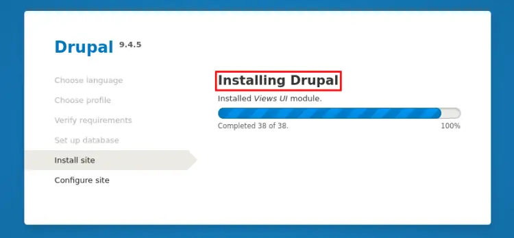 Установка Drupal
