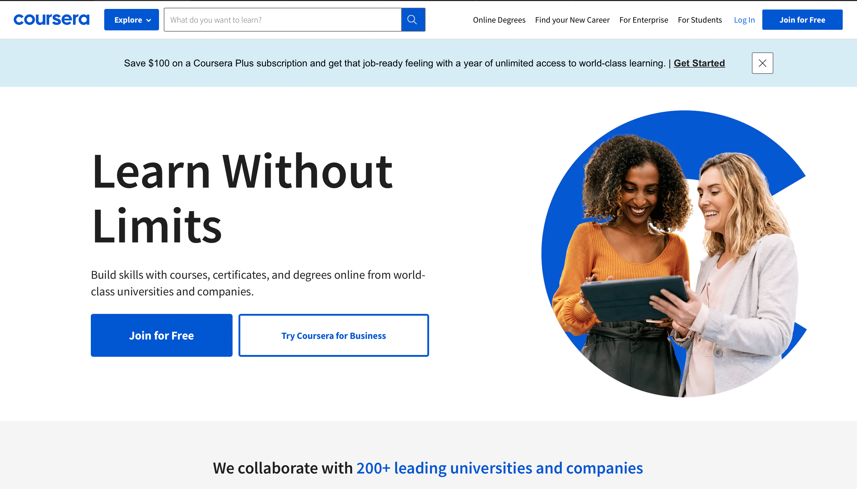 Сайт Coursera — каталог курсов