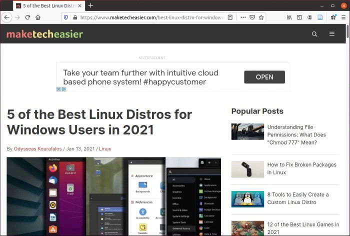 Просмотр сайтов при сборе материала для Zotero