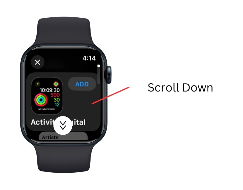 Выбор и добавление циферблата на Apple Watch