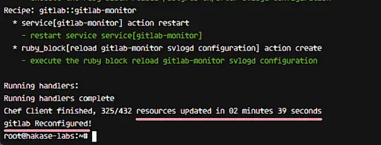 Применение конфигурации GitLab
