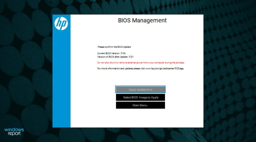 Процесс обновления BIOS