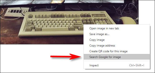 Поиск изображения в Chrome: источник и размеры