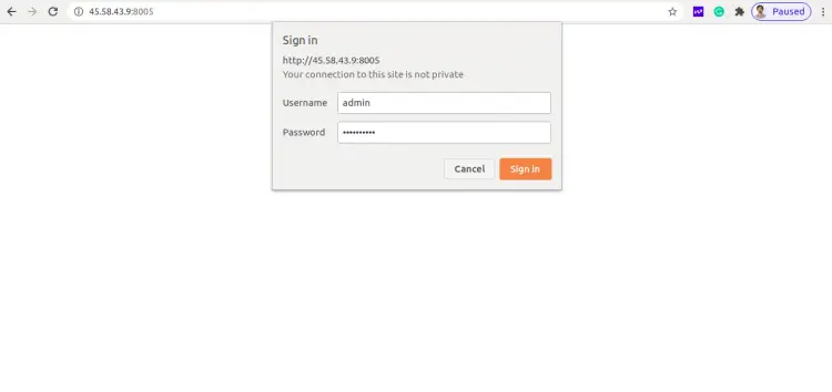 Страница входа Arkime