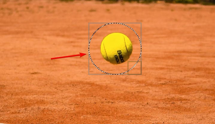 Выделенный объект на изображении