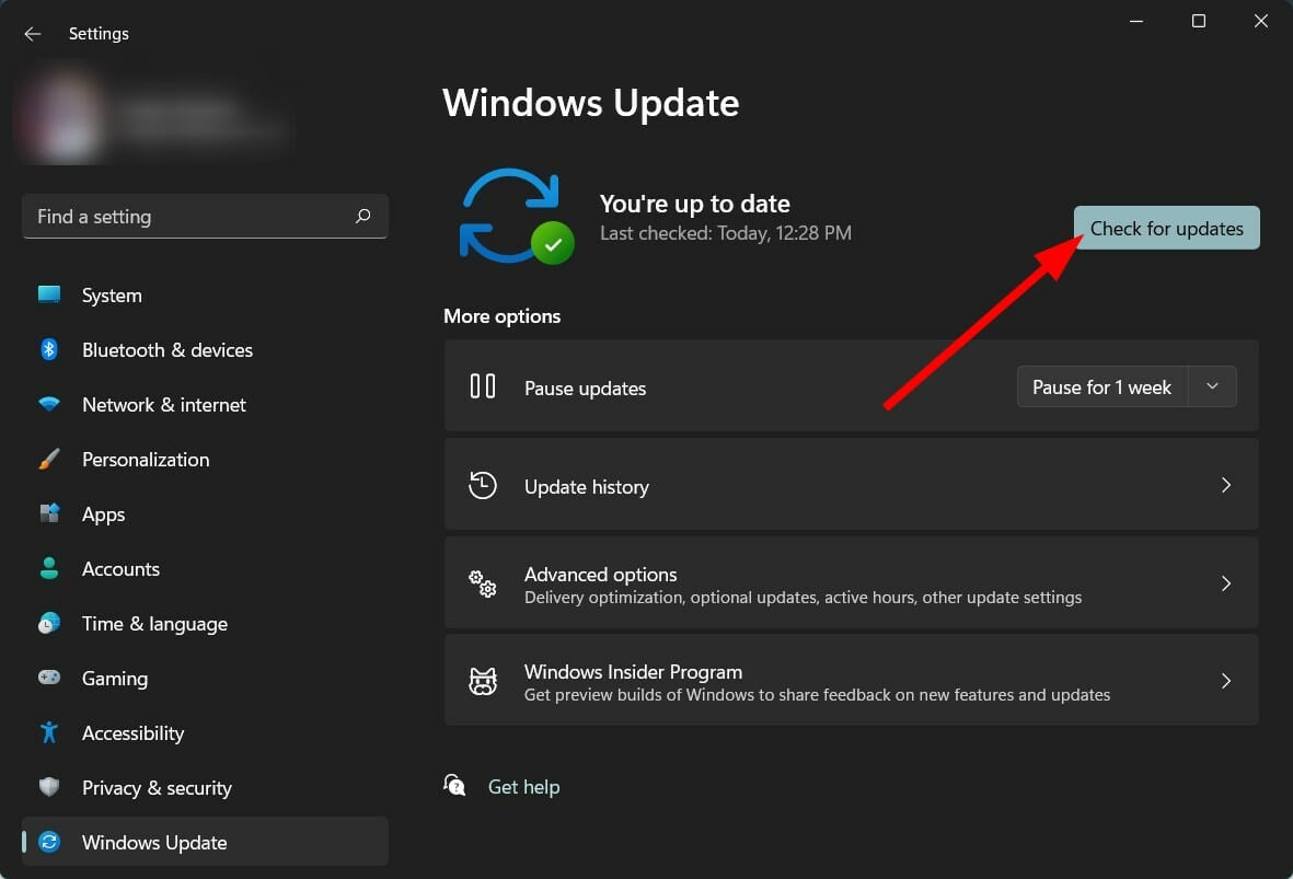 Проверка обновлений
