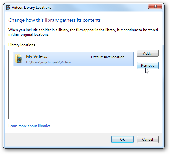 Удаление лишних директорий из библиотек
