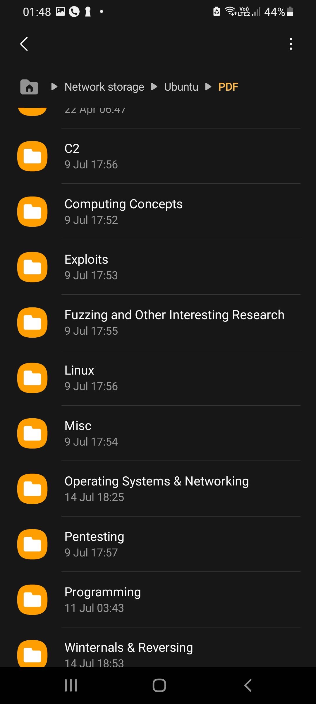 Accessing Linux Files
