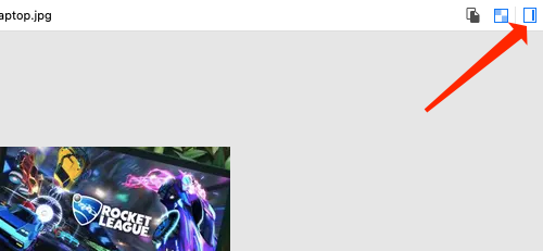 Откройте боковую панель с деталями