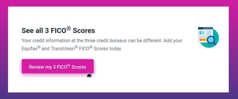 проверка трёх FICO скор по сервису Experian
