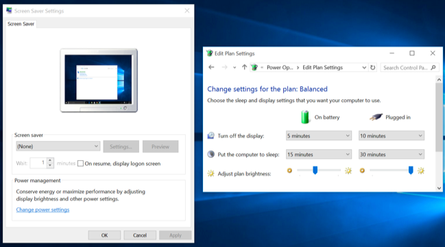 Монитор в режиме ожидания